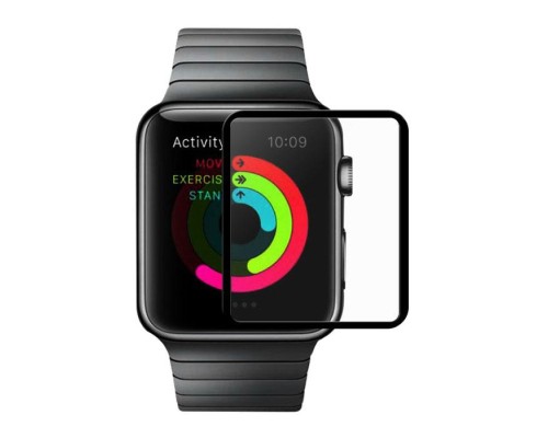 Захисне скло Apple Watch 38 mm Full Glue 5D (Mocolo 0.21 mm)