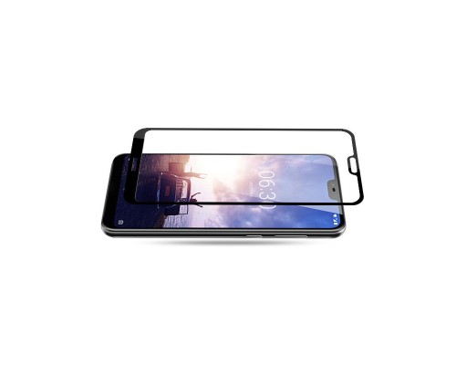 Захисне скло Nokia X6 2018 Full Glue 5D (Mocolo 0.33 mm)