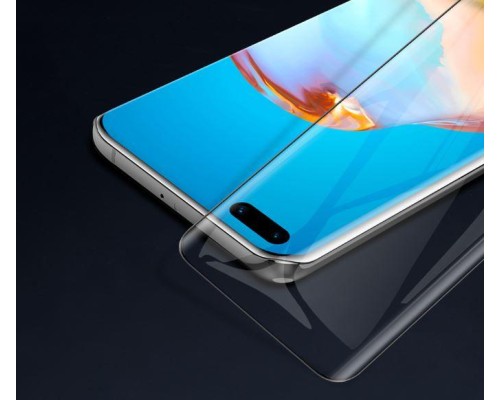 Захисне скло Huawei P40 Pro Plus 3D Black Full Glue (Mocolo 0.33 mm)
