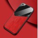 Бізнес чохол бампер GENEROUS для Apple iPhone SE 2020 / iPhone SE 2022 зі скла і штучної шкіри