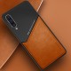 Бізнес чохол бампер GENEROUS для Samsung Galaxy A30s з скла і штучної шкіри
