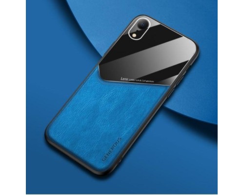 Бізнес чохол бампер GENEROUS для Apple Iphone XR з скла і штучної шкіри