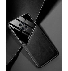Бізнес чохол бампер GENEROUS для Huawei Mate 30 Pro зі скла і штучної шкіри