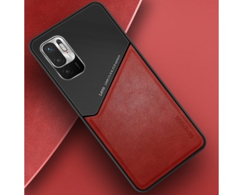 Бізнес чохол бампер GENEROUS для Xiaomi Poco M3 Pro 5G зі скла і штучної шкіри Бізнес чохол бампер GENEROUS для Xiaomi Poco M3 Pro 5G зі скла і штучної шкіри