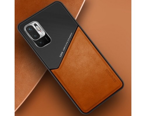Бізнес чохол бампер GENEROUS для Xiaomi Poco M3 Pro 5G зі скла і штучної шкіри Бізнес чохол бампер GENEROUS для Xiaomi Poco M3 Pro 5G зі скла і штучної шкіри
