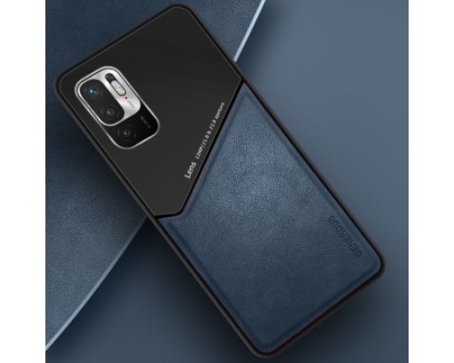 Бізнес чохол бампер GENEROUS для Xiaomi Poco M3 Pro 5G зі скла і штучної шкіри Бізнес чохол бампер GENEROUS для Xiaomi Poco M3 Pro 5G зі скла і штучної шкіри