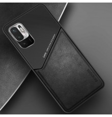Бізнес чохол бампер GENEROUS для Xiaomi Poco M3 Pro 5G зі скла і штучної шкіри
