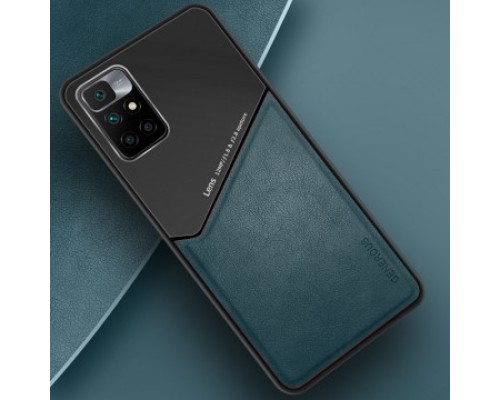 Бізнес чохол бампер GENEROUS для Xiaomi Redmi 10 з скла і штучної шкіри Бізнес чохол бампер GENEROUS для Xiaomi Redmi 10 з скла і штучної шкіри