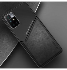 Бізнес чохол бампер GENEROUS для Xiaomi Redmi 10 з скла і штучної шкіри