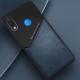 Бізнес чохол бампер GENEROUS для Huawei P Smart 2019 з скла і штучної шкіри