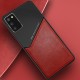 Бізнес чохол бампер GENEROUS для Samsung Galaxy A03s з скла і штучної шкіри