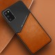 Бізнес чохол бампер GENEROUS для Samsung Galaxy A03s з скла і штучної шкіри