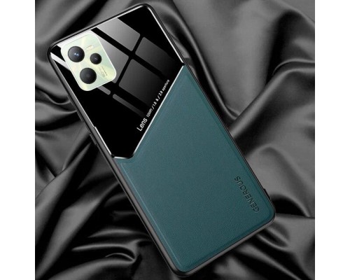 Бізнес чехол бампер GENEROUS для Realme C35 зі скла і штучної шкіри Бізнес чехол бампер GENEROUS для Realme C35 зі скла і штучної шкіри
