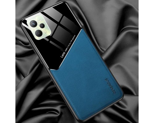 Бізнес чехол бампер GENEROUS для Realme C35 зі скла і штучної шкіри Бізнес чехол бампер GENEROUS для Realme C35 зі скла і штучної шкіри