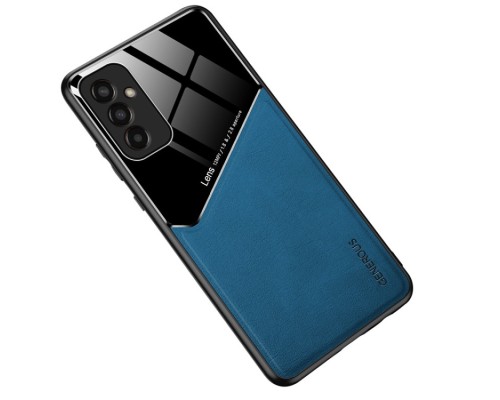 Бізнес чохол-бампер GENEROUS для Samsung Galaxy M13 4G зі скла та штучної шкіри Бізнес чохол-бампер GENEROUS для Samsung Galaxy M13 4G зі скла та штучної шкіри