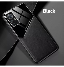 Бізнес чохол бампер GENEROUS для Xiaomi 12T зі скла та штучної шкіри