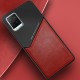 Бізнес чохол-бампер GENEROUS для Vivo Y21 / Y21s зі скла та штучної шкіри