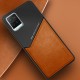 Бізнес чохол-бампер GENEROUS для Vivo Y21 / Y21s зі скла та штучної шкіри