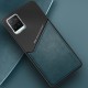 Бізнес чохол-бампер GENEROUS для Vivo Y21 / Y21s зі скла та штучної шкіри