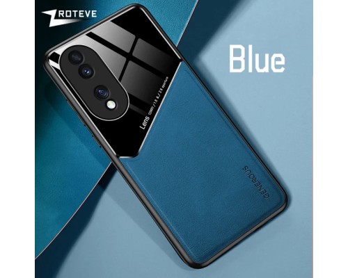 Бізнес чохол бампер GENEROUS для Huawei Honor 70 зі скла і штучної шкіри