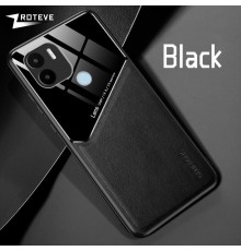 Бізнес чохол бампер GENEROUS для Xiaomi Redmi A1 Plus / Redmi A2 Plus зі скла і штучної шкіри