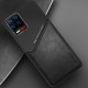 Бізнес чохол бампер GENEROUS для Realme 8 5G зі скла і штучної шкіри