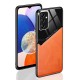 Бізнес чохол бампер GENEROUS для Samsung Galaxy A54 зі скла і штучної шкіри