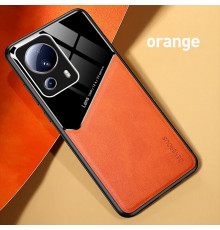 Бізнес чохол бампер GENEROUS для Xiaomi 13 Lite зі скла і штучної шкіри