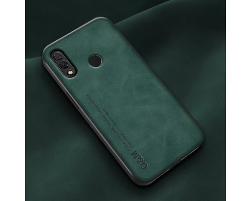 Шкіряний чохол Sheepskin з магнітом для Huawei P Smart Z Green Шкіряний чохол Sheepskin з магнітом для Huawei P Smart Z Green