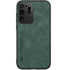 Шкіряний чохол Sheepskin з магнітом для Samsung Galaxy S20 Ultra Green