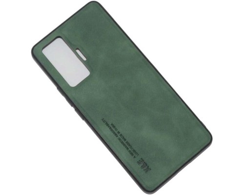 Шкіряний чохол Sheepskin з магнітом для Vivo X50 Green Шкіряний чохол Sheepskin з магнітом для Vivo X50 Green