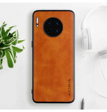 Шкіряний чохол AIORIA Vintage для Huawei Mate 30 Pro orange