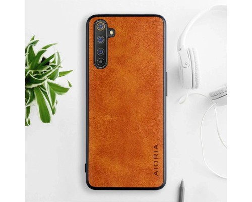 Шкіряний чохол AIORIA Vintage для Realme 6 orange Шкіряний чохол AIORIA Vintage для Realme 6 orange