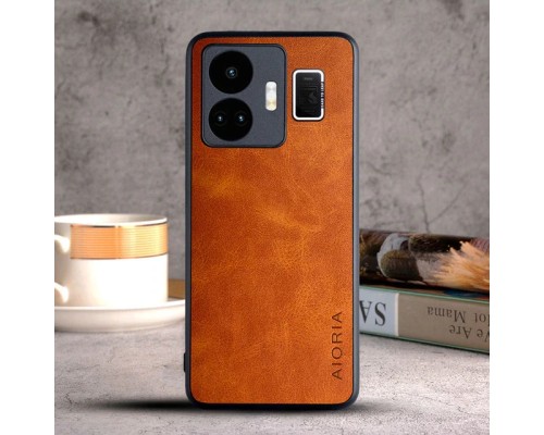 Шкіряний чохол AIORIA Vintage для Realme GT3 / GT Neo 5 orange Шкіряний чохол AIORIA Vintage для Realme GT3 / GT Neo 5 orange