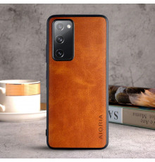 Шкіряний чохол AIORIA Vintage для Samsung Galaxy S20 orange