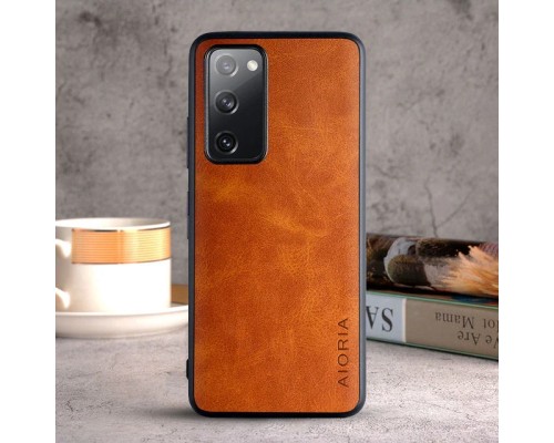 Шкіряний чохол AIORIA Vintage для Samsung Galaxy S20 orange Шкіряний чохол AIORIA Vintage для Samsung Galaxy S20 orange