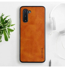 Шкіряний чохол AIORIA Vintage для Samsung Galaxy Note 10 orange