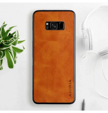 Шкіряний чохол AIORIA Vintage для Samsung Galaxy S8 Plus orange