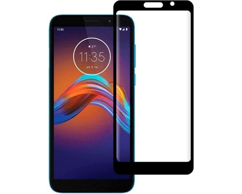 Захисне скло Motorola Moto E6 Play Full Glue 5D (Mocolo 0.33 mm)