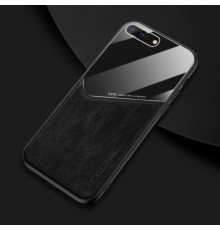 Бізнес чохол бампер GENEROUS для Apple Iphone 7 Plus зі скла і штучної шкіри