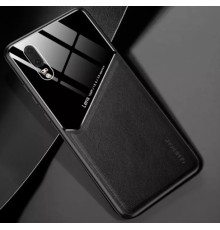 Бізнес чохол бампер GENEROUS для Huawei P20 з скла і штучної шкіри