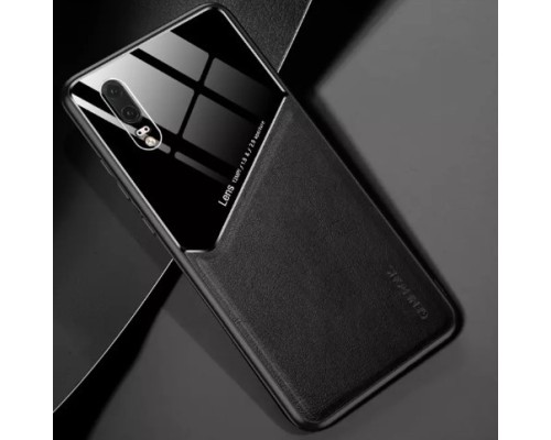 Бізнес чохол бампер GENEROUS для Huawei P20 з скла і штучної шкіри Бізнес чохол бампер GENEROUS для Huawei P20 з скла і штучної шкіри