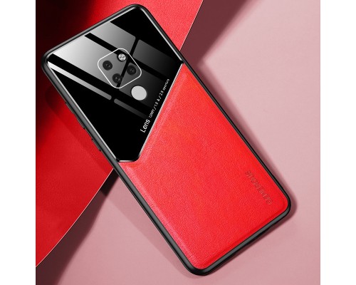 Бізнес чохол бампер GENEROUS для Huawei Mate 20 з скла і штучної шкіри Бізнес чохол бампер GENEROUS для Huawei Mate 20 з скла і штучної шкіри