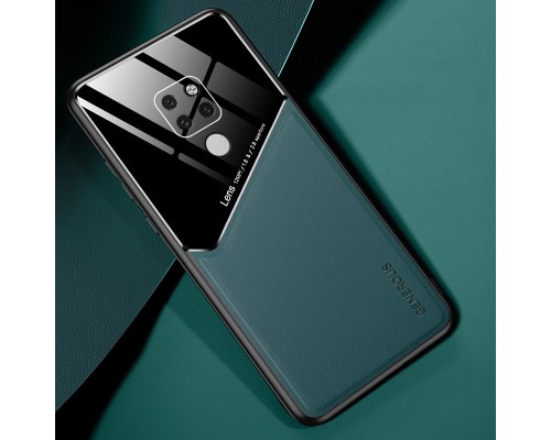 Бізнес чохол бампер GENEROUS для Huawei Mate 20 з скла і штучної шкіри Бізнес чохол бампер GENEROUS для Huawei Mate 20 з скла і штучної шкіри