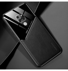 Бізнес чохол бампер GENEROUS для Huawei Mate 20 з скла і штучної шкіри
