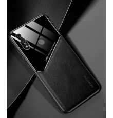Бізнес чохол бампер GENEROUS для Huawei Honor 8X Max зі скла і штучної шкіри