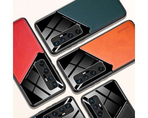 Бізнес чохол бампер GENEROUS для Xiaomi Mi 10 Ultra зі скла і штучної шкіри Бізнес чохол бампер GENEROUS для Xiaomi Mi 10 Ultra зі скла і штучної шкіри