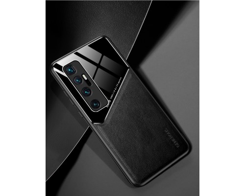 Бізнес чохол бампер GENEROUS для Xiaomi Mi 10 Ultra зі скла і штучної шкіри Бізнес чохол бампер GENEROUS для Xiaomi Mi 10 Ultra зі скла і штучної шкіри