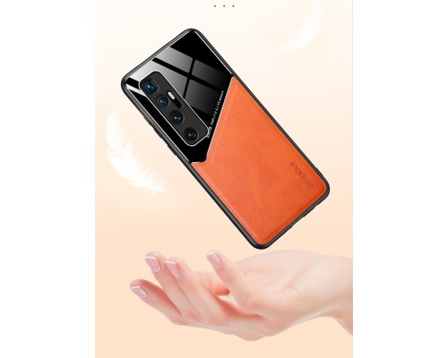 Бізнес чохол бампер GENEROUS для Xiaomi Mi 10 Ultra зі скла і штучної шкіри Бізнес чохол бампер GENEROUS для Xiaomi Mi 10 Ultra зі скла і штучної шкіри