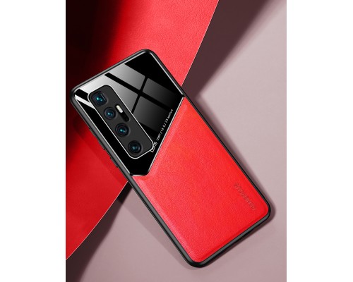 Бізнес чохол бампер GENEROUS для Xiaomi Mi 10 Ultra зі скла і штучної шкіри Бізнес чохол бампер GENEROUS для Xiaomi Mi 10 Ultra зі скла і штучної шкіри